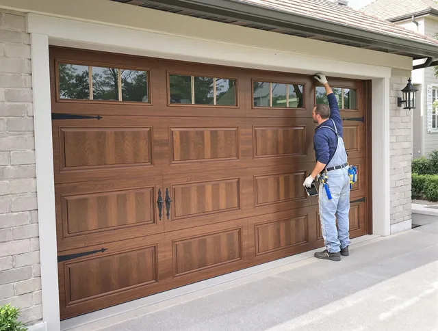Custom garage door showcase by Berea Garage Door Repair in Berea