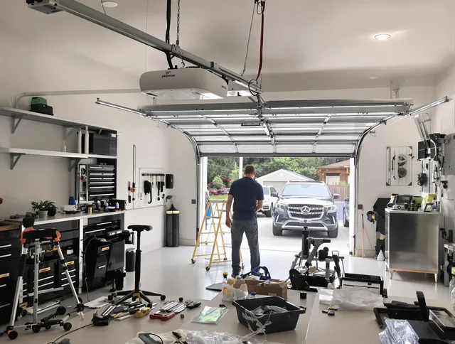 Garage door opener installation by Berea Garage Door Repair in Berea