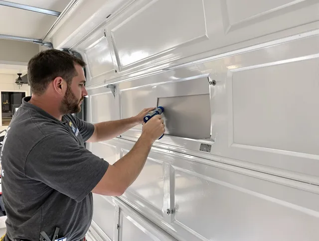 Garage door panel repair by Berea Garage Door Repair in Berea
