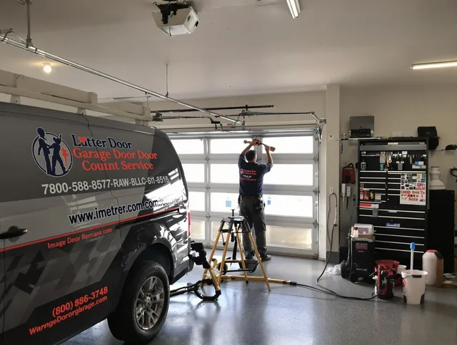 Berea Garage Door Repair team performing same-day garage door repair in Berea