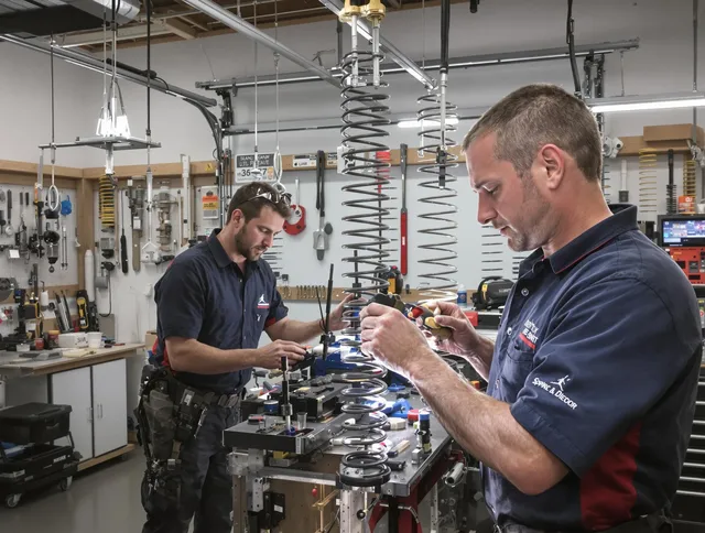 Garage door spring repair service by Berea Garage Door Repair in Berea